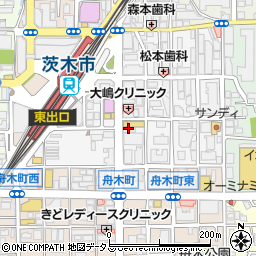 わくわくクラブ　茨木校周辺の地図