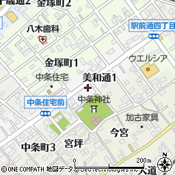 〒442-0825 愛知県豊川市美和通の地図