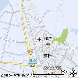 兵庫県加古川市志方町投松224周辺の地図