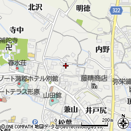 愛知県蒲郡市金平町東橋18周辺の地図