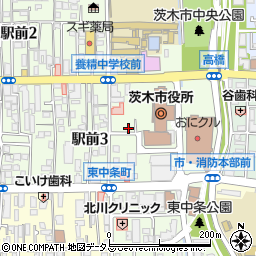 ビジネスサービス茨木営業所周辺の地図