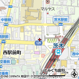 京都銀行茨木支店 ＡＴＭ周辺の地図