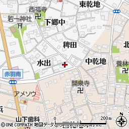 愛知県西尾市一色町赤羽水出25周辺の地図