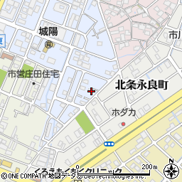 兵庫県姫路市北条宮の町26周辺の地図