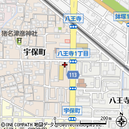 池田宇保郵便局周辺の地図