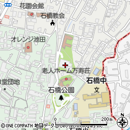 敬老会館周辺の地図
