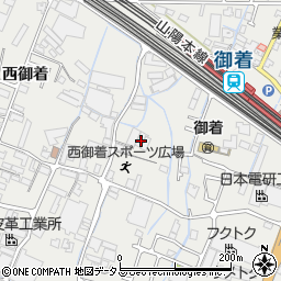 兵庫県姫路市御国野町西御着472周辺の地図