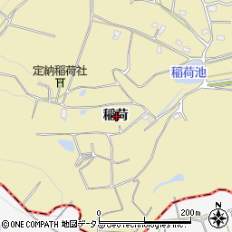 愛知県知多郡武豊町冨貴稲荷周辺の地図