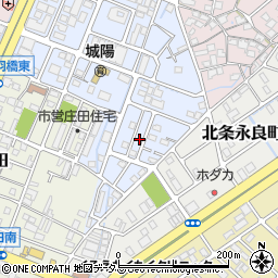 兵庫県姫路市北条宮の町32周辺の地図