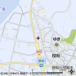 兵庫県加古川市志方町投松345周辺の地図