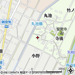 愛知県西尾市吉良町酒井丸池4周辺の地図