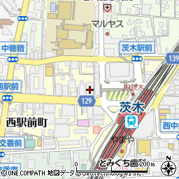 京都銀行茨木支店周辺の地図