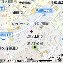 ハウスドゥ！豊川中央店周辺の地図