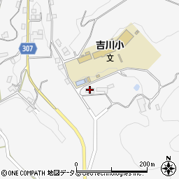 岡山県加賀郡吉備中央町吉川879周辺の地図