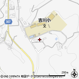 岡山県加賀郡吉備中央町吉川881周辺の地図