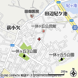 京都府京田辺市田辺狐川周辺の地図