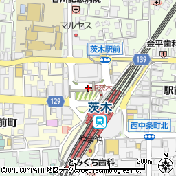 ミニミニＪＲ茨木店周辺の地図