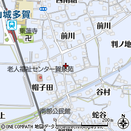 京都府綴喜郡井手町多賀下川36周辺の地図