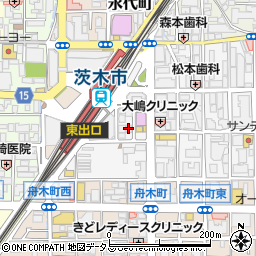 Bar Borracho 茨木店周辺の地図