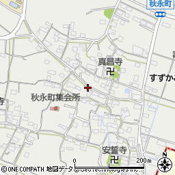 三重県鈴鹿市秋永町周辺の地図