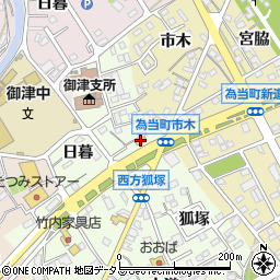 ファミリーマート豊川御津店周辺の地図