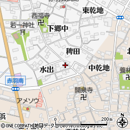 愛知県西尾市一色町赤羽水出27周辺の地図
