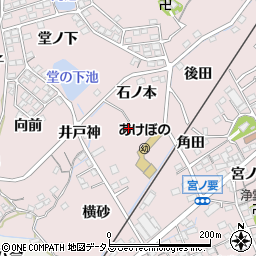 愛知県蒲郡市鹿島町エボシ形周辺の地図