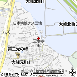 大阪府枚方市大峰元町2丁目33周辺の地図