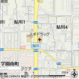 スギ薬局　鮎川店周辺の地図