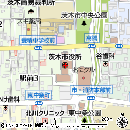 大阪府茨木市の地図 住所一覧検索 地図マピオン