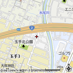 兵庫県姫路市町坪南町周辺の地図