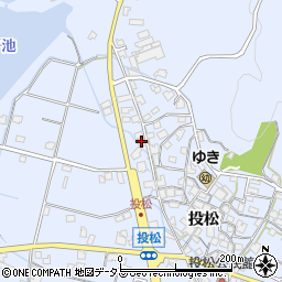 兵庫県加古川市志方町投松228周辺の地図