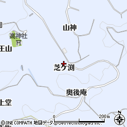 京都府綴喜郡井手町多賀芝ケ渕周辺の地図