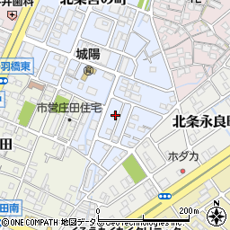 兵庫県姫路市北条宮の町53周辺の地図