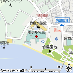 日本料理 常磐 ホテル竹島周辺の地図