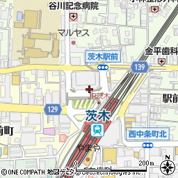 ホームメイト　ＦＣＪＲ茨木駅前店周辺の地図