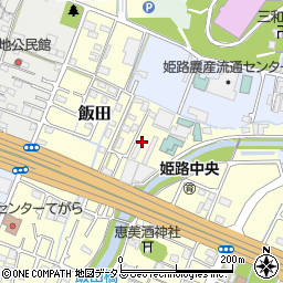 兵庫県姫路市飯田627周辺の地図
