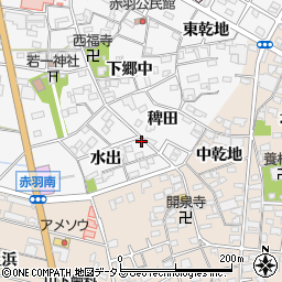 愛知県西尾市一色町赤羽水出28周辺の地図