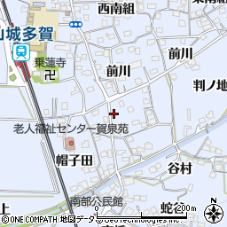 京都府綴喜郡井手町多賀下川42周辺の地図