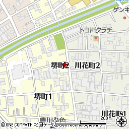 愛知県豊川市堺町2丁目5周辺の地図