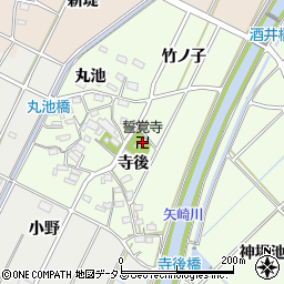 誓覚寺周辺の地図