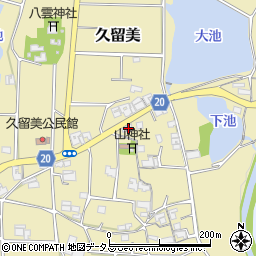 兵庫県三木市久留美197周辺の地図