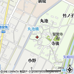 愛知県西尾市吉良町酒井丸池6周辺の地図