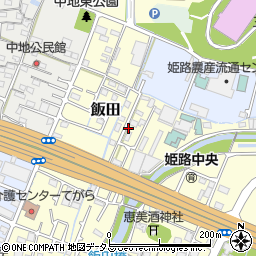 兵庫県姫路市飯田周辺の地図