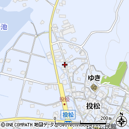 兵庫県加古川市志方町投松246周辺の地図