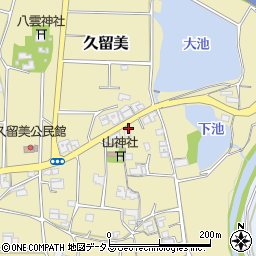 兵庫県三木市久留美198周辺の地図