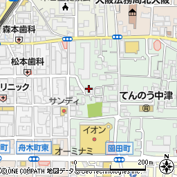 西田ハイツ周辺の地図