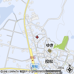 兵庫県加古川市志方町投松244周辺の地図