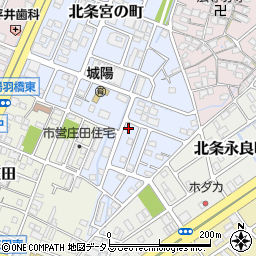 兵庫県姫路市北条宮の町48周辺の地図