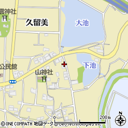 兵庫県三木市久留美210周辺の地図